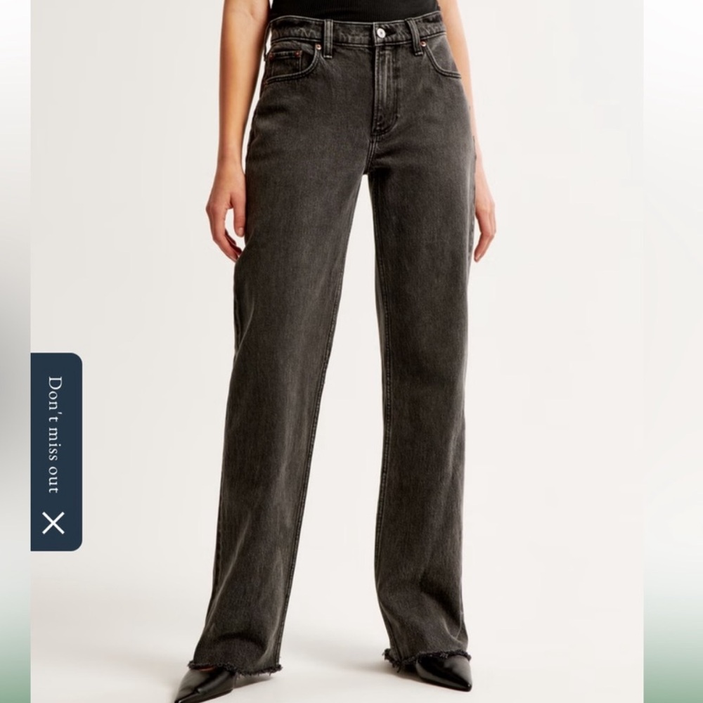 Abercrombie and Fitch Low Rise Baggy Jean Curve Love, 28